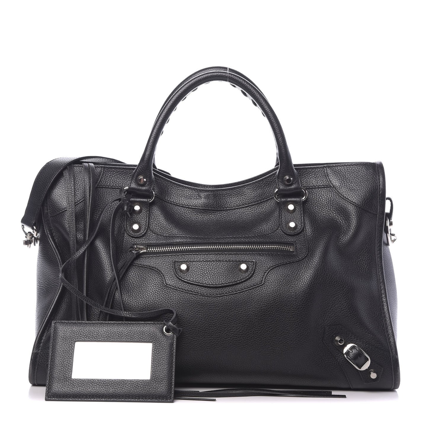 Vibrato Calfskin Classic Silver Hardware City Black