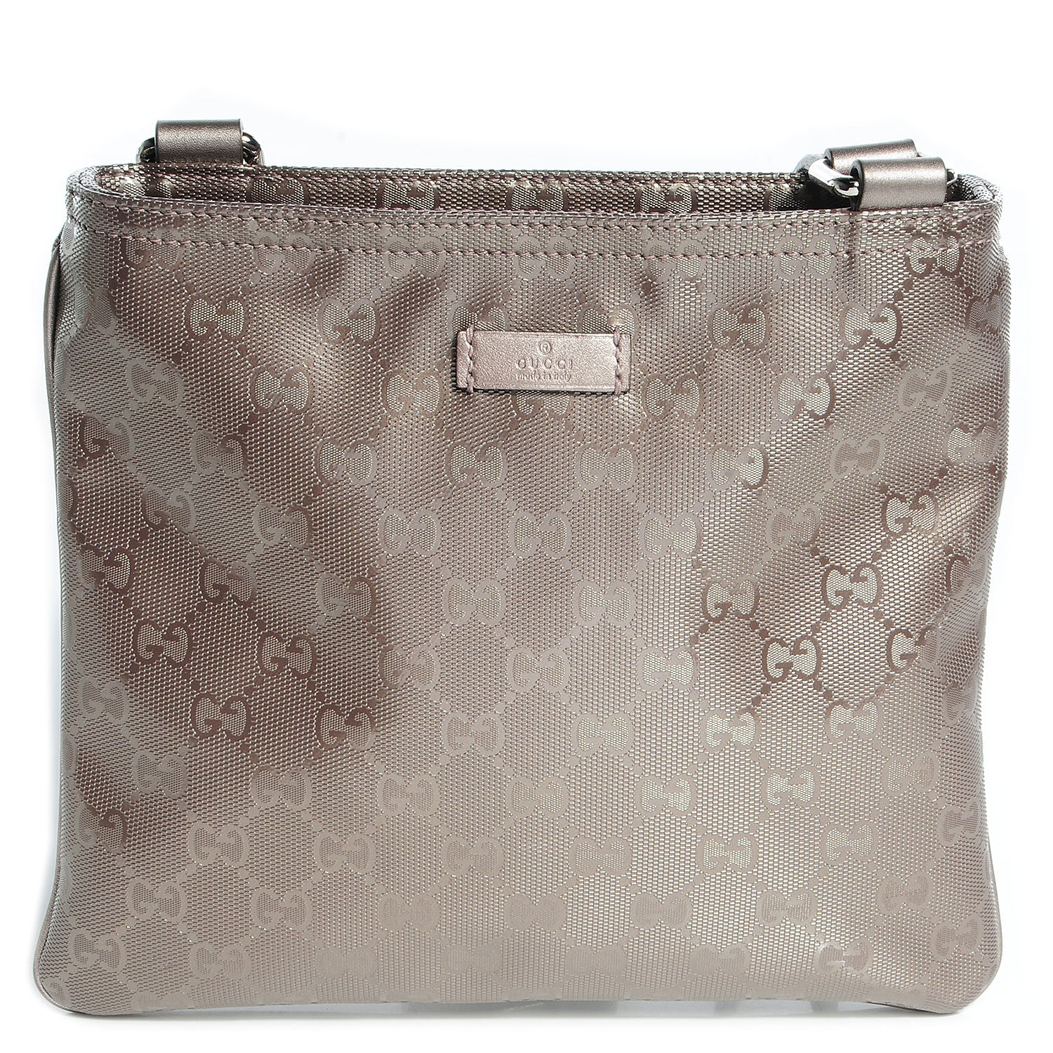 Gucci Imprime Monogram Small Flat Messenger Bag Mauve 1 of 9