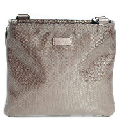 Gucci Imprime Monogram Small Flat Messenger Bag Mauve 1 of 9