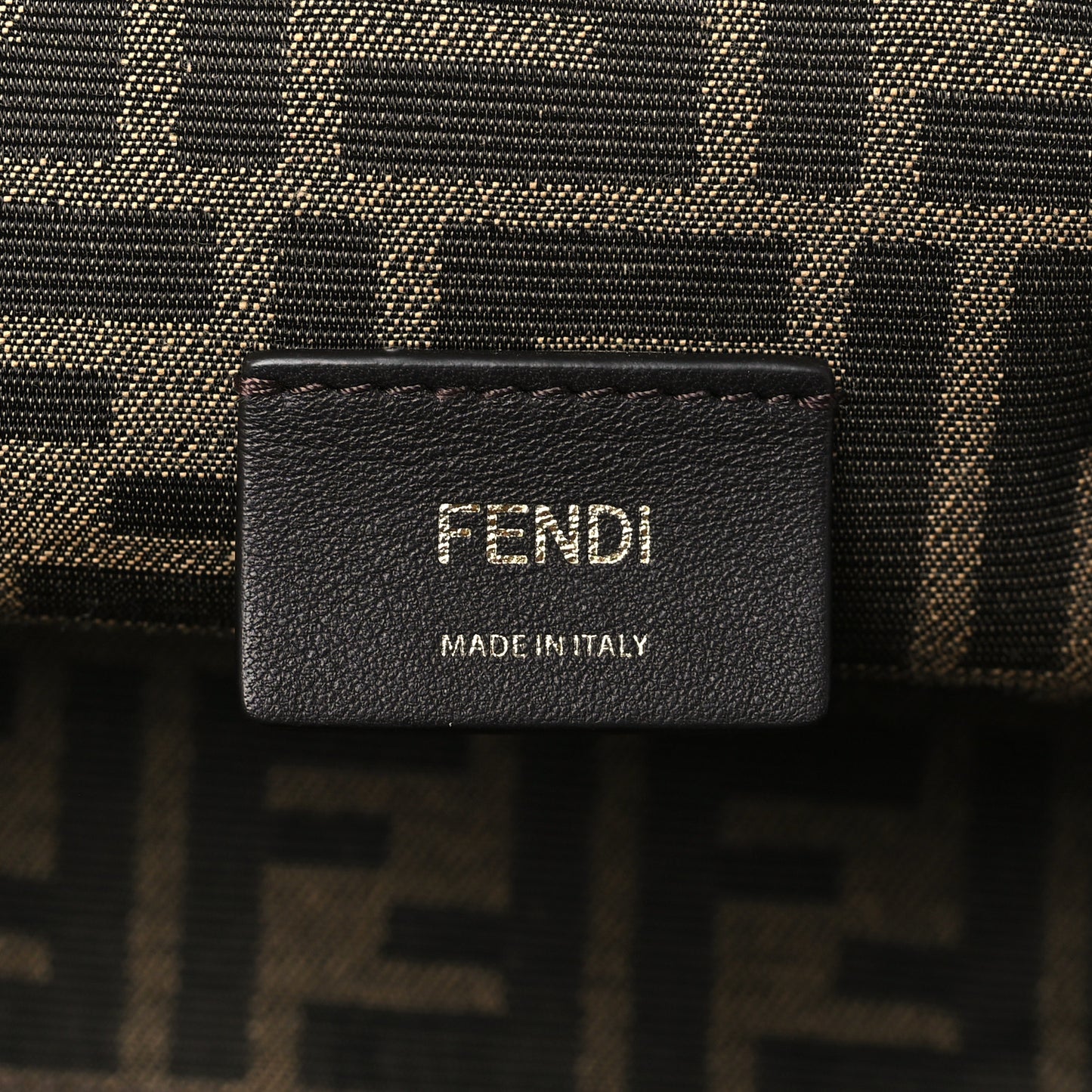 Shiny Nappa Small Fendi First Mimosa