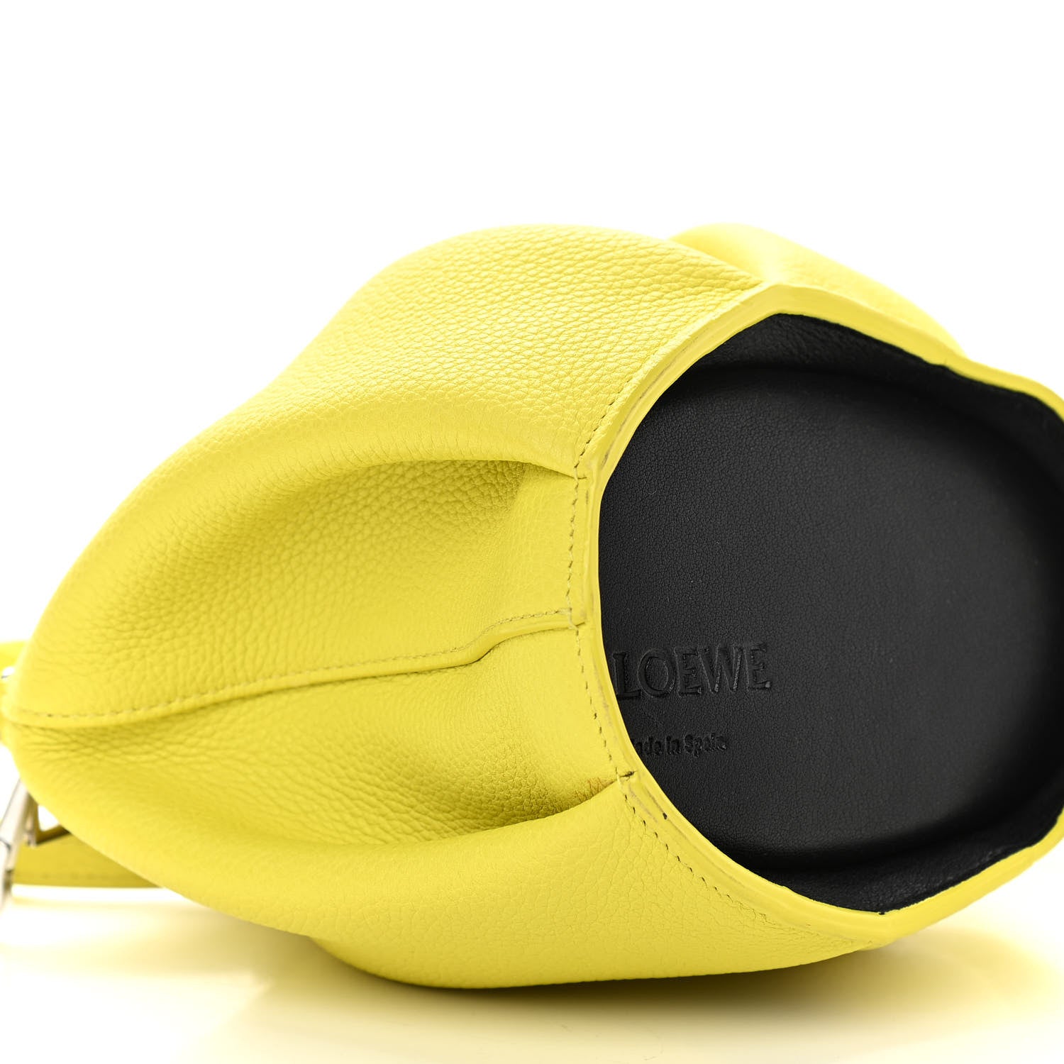 Loewe Calfskin Mini Elephant Crossbody Bag Yellow 8 of 14