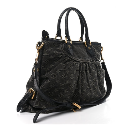 Louis Vuitton Denim Neo Cabby GM Black 3 of 9