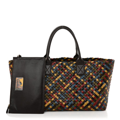 Bottega Veneta Nappa Intrecciato Medium Cabat Multicolor 3 of 16