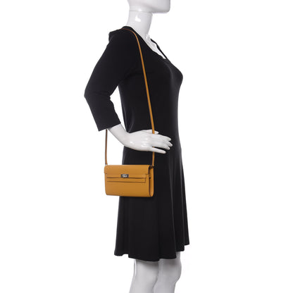 Hermes Epsom Kelly Wallet To Go Jaune Ambre 2 of 11