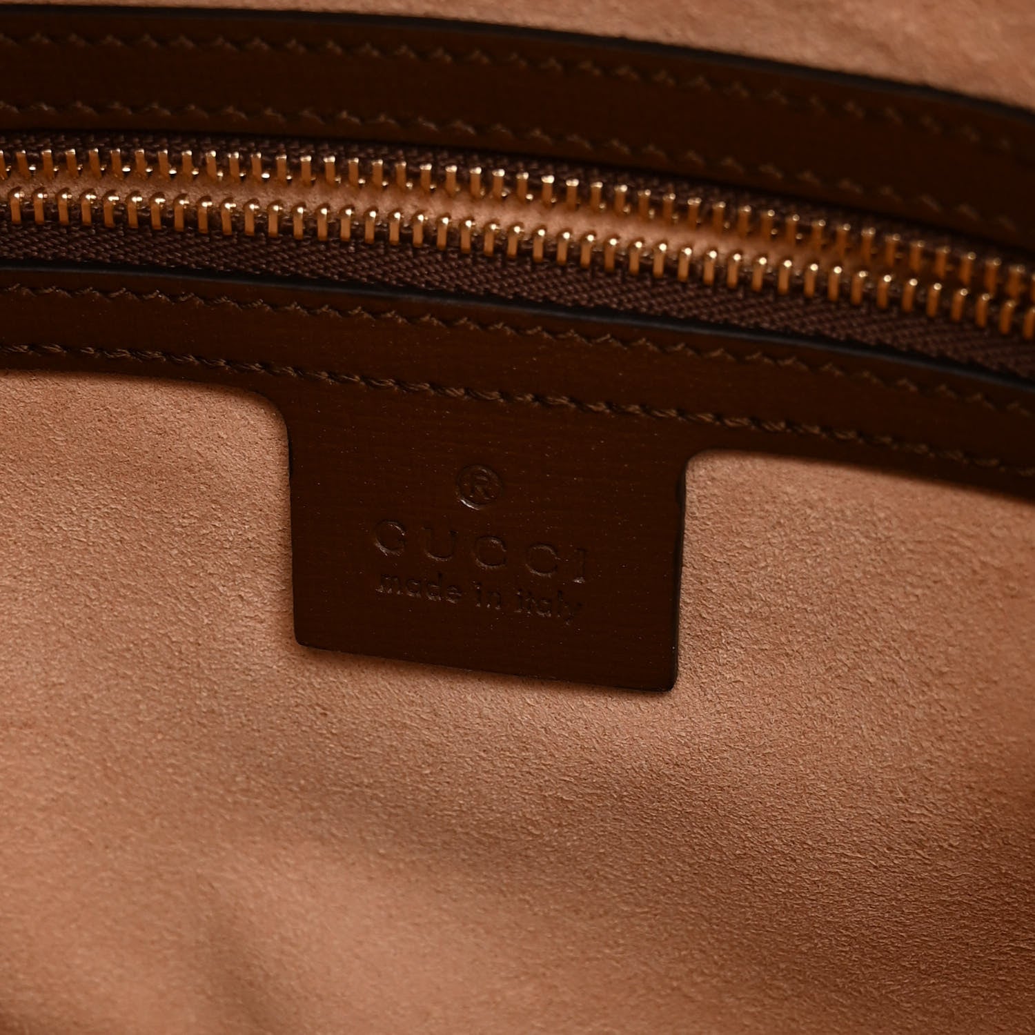 Gucci GG Supreme Monogram Azalea Calfskin Web Small Jackie 1961 Hobo Beige Ebony Brown Sugar 6 of 9