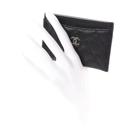 Chanel Caviar Quilted Card Holder Black 2 of 8