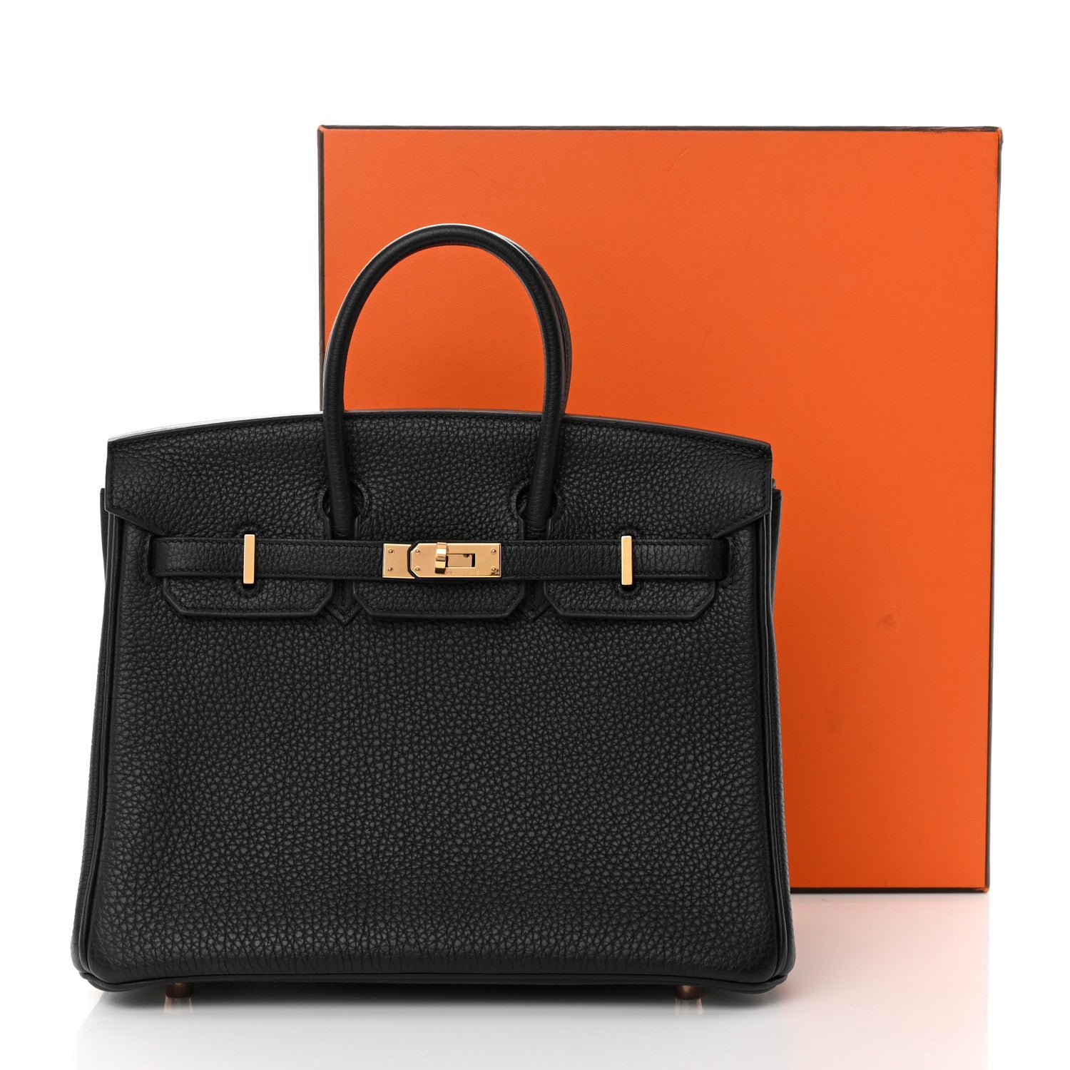 Hermes Togo Birkin 25 Black 12 of 12