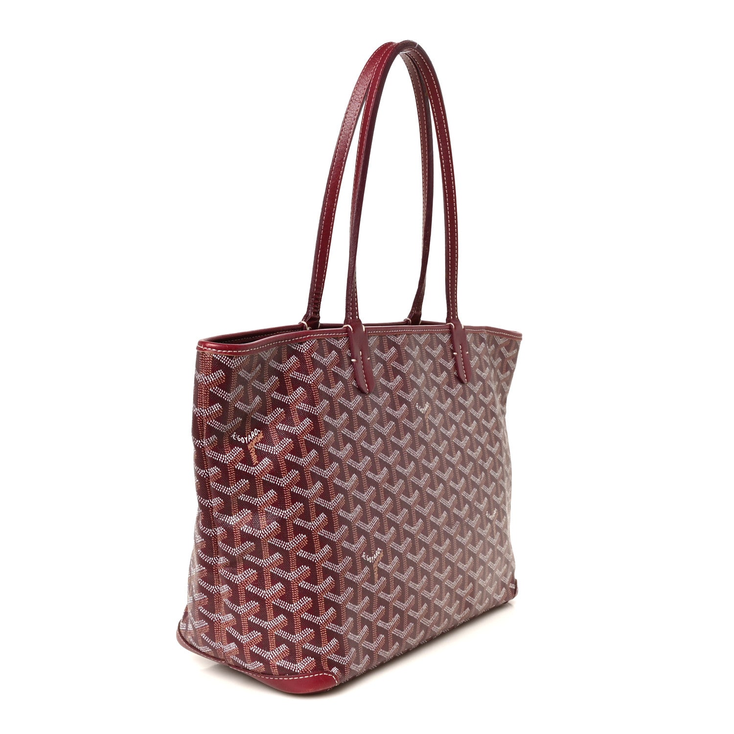 Goyard Goyardine Artois PM Burgundy 3 of 10