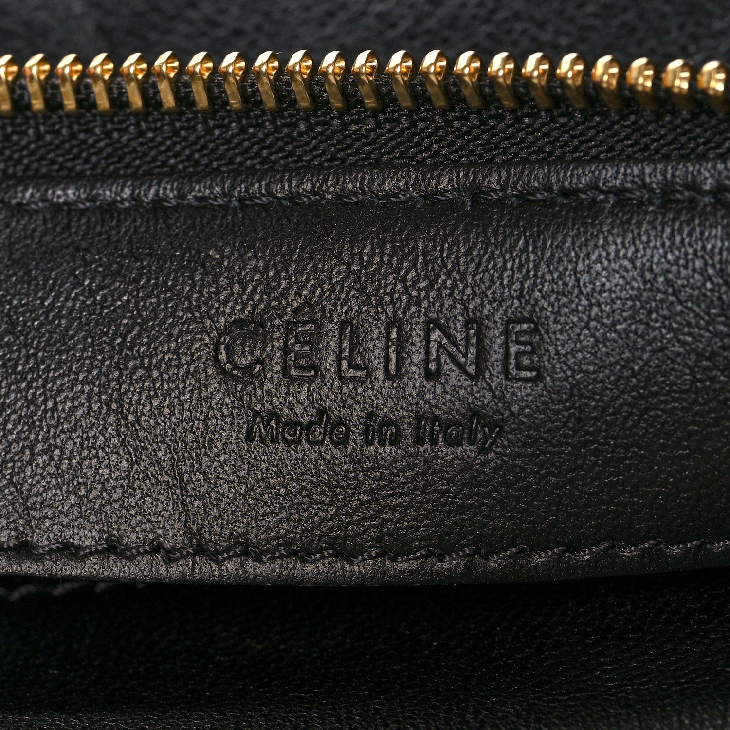 Celine Lambskin Small Trio Crossbody Bag Black 8 of 11