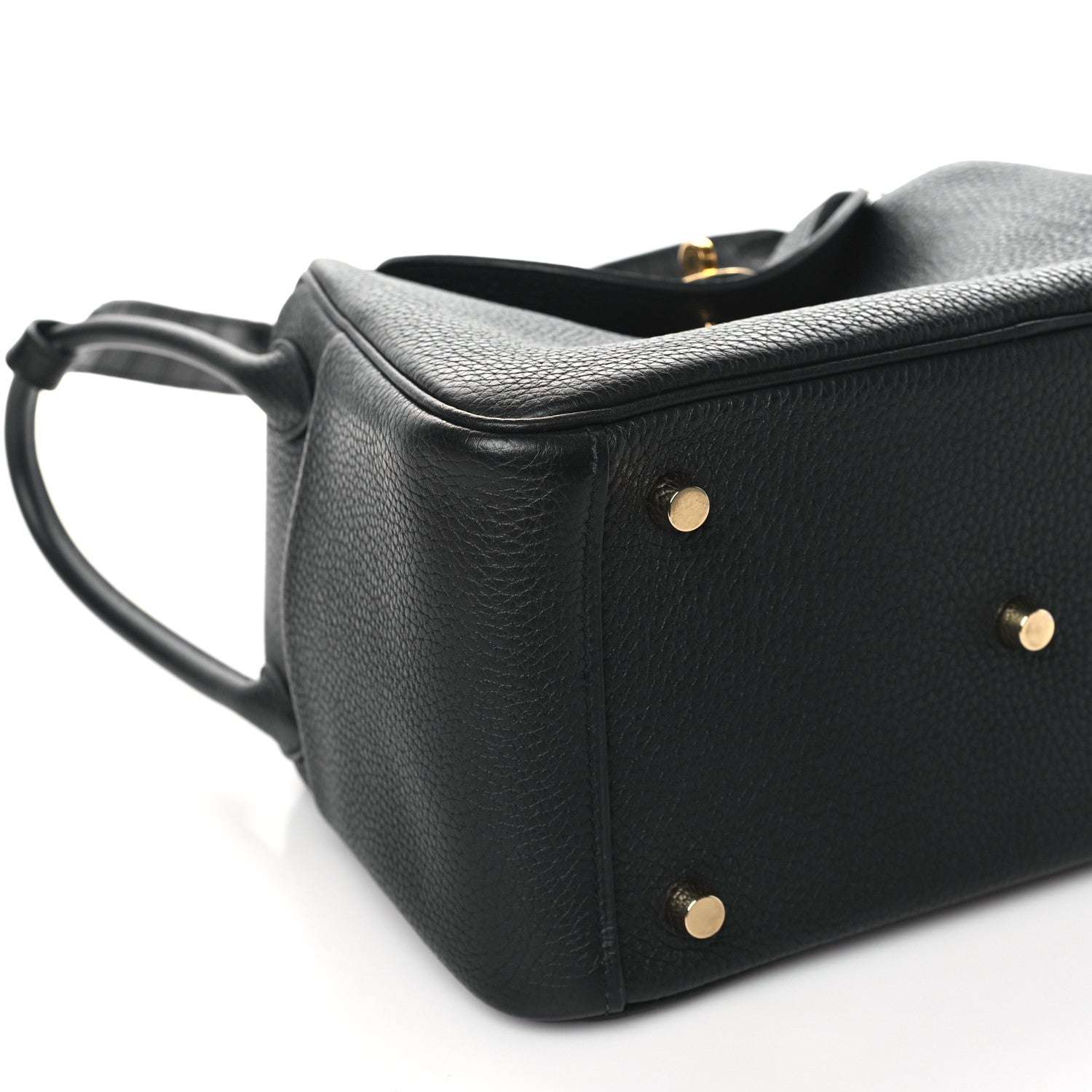 Hermes Taurillon Clemence Matte Niloticus Crocodile Touch Lindy 26 Black 9 of 11