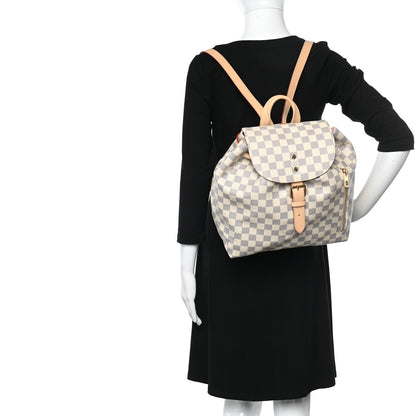 Louis Vuitton Damier Azur Sperone Backpack 2 of 9