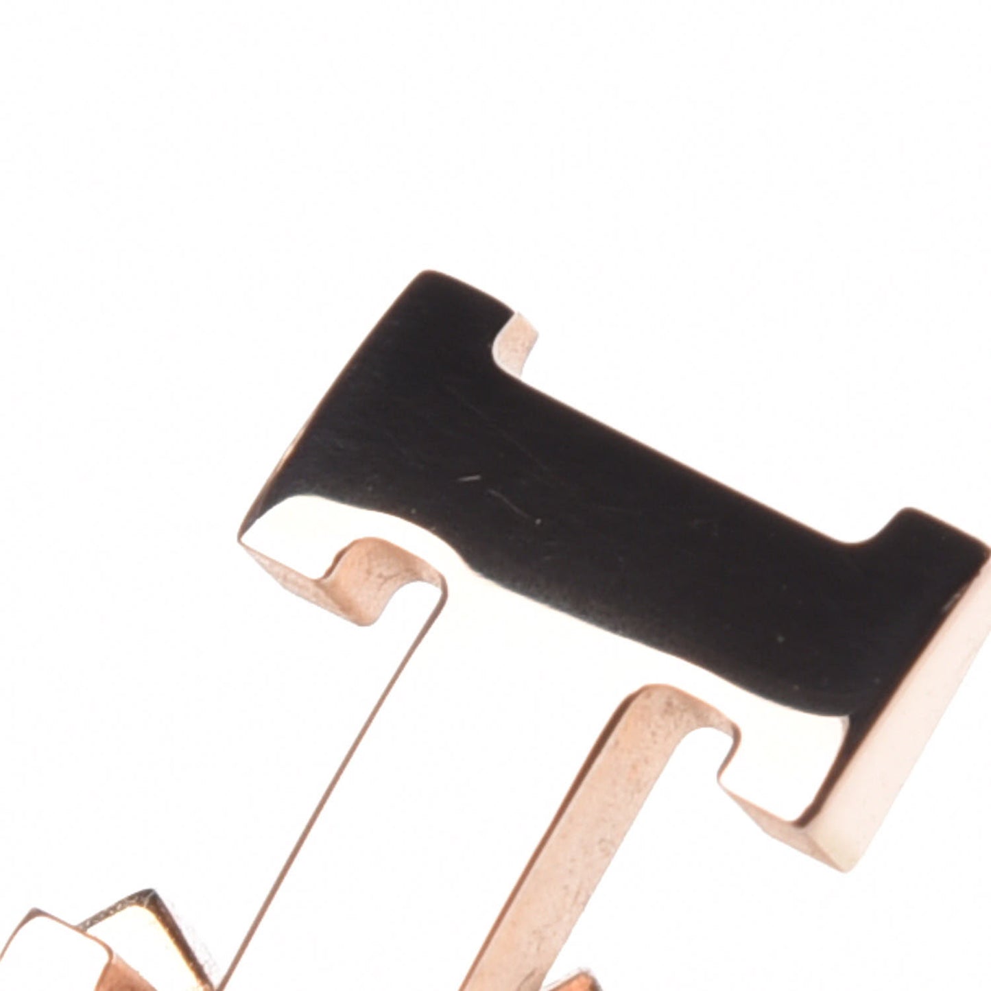 Enamel Narrow Clic Clac H Bracelet GM White