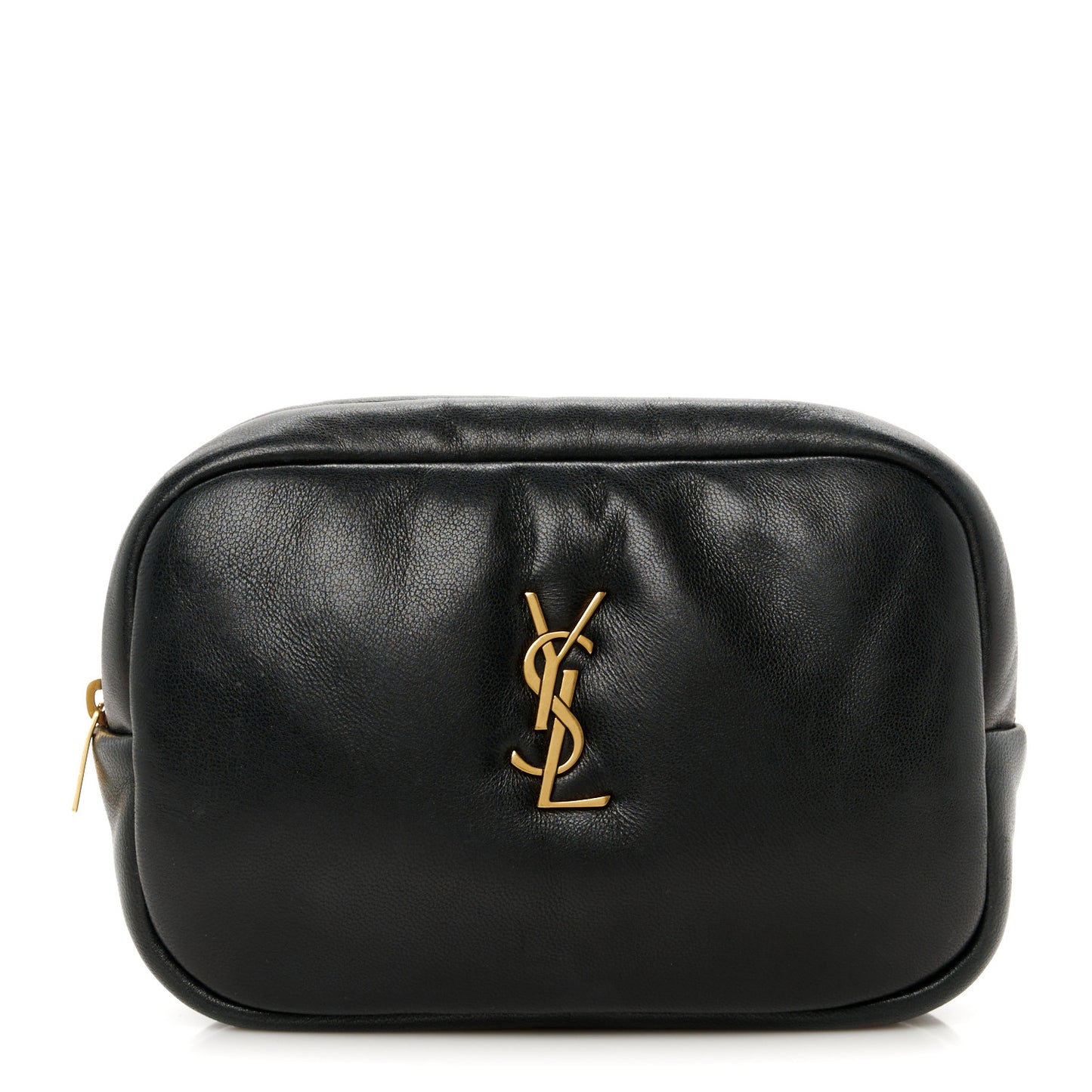 Lambskin Calypso Cosmetic Case Black