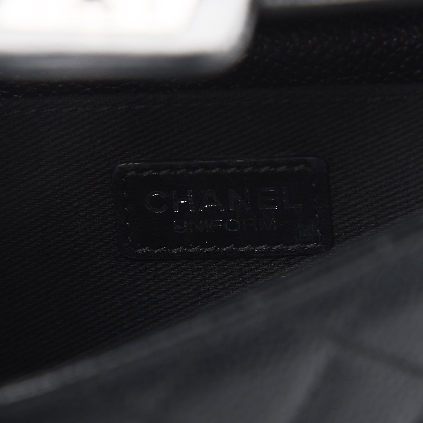 Grained Calfskin Quilted 2.55 Reissue Flap Belt Bag Clutch Black