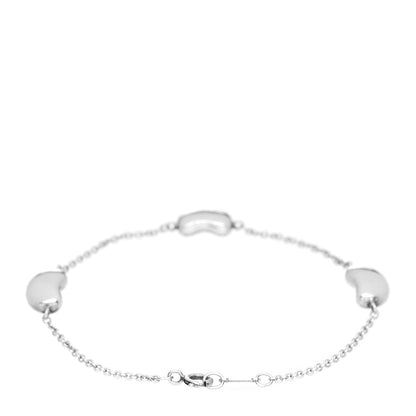 Tiffany Sterling Silver Elsa Peretti Three Bean Bracelet 3 of 4