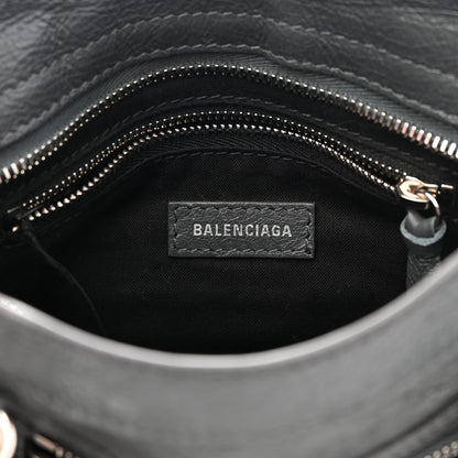 Balenciaga Agneau Classic Silver Hardware Mini City Gris Fossile 6 of 9