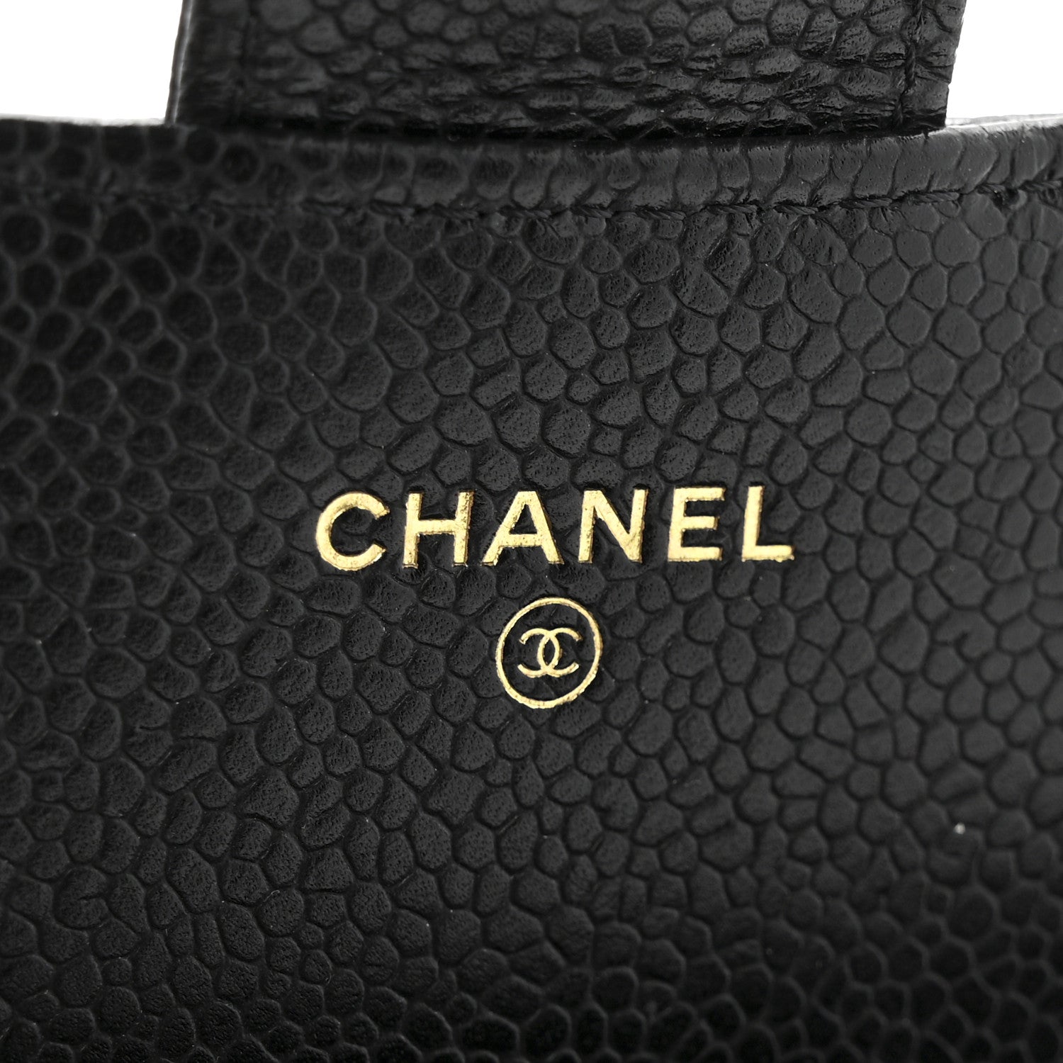 Chanel Caviar Quilted Large Gusset Flap Wallet Black 7 of 13