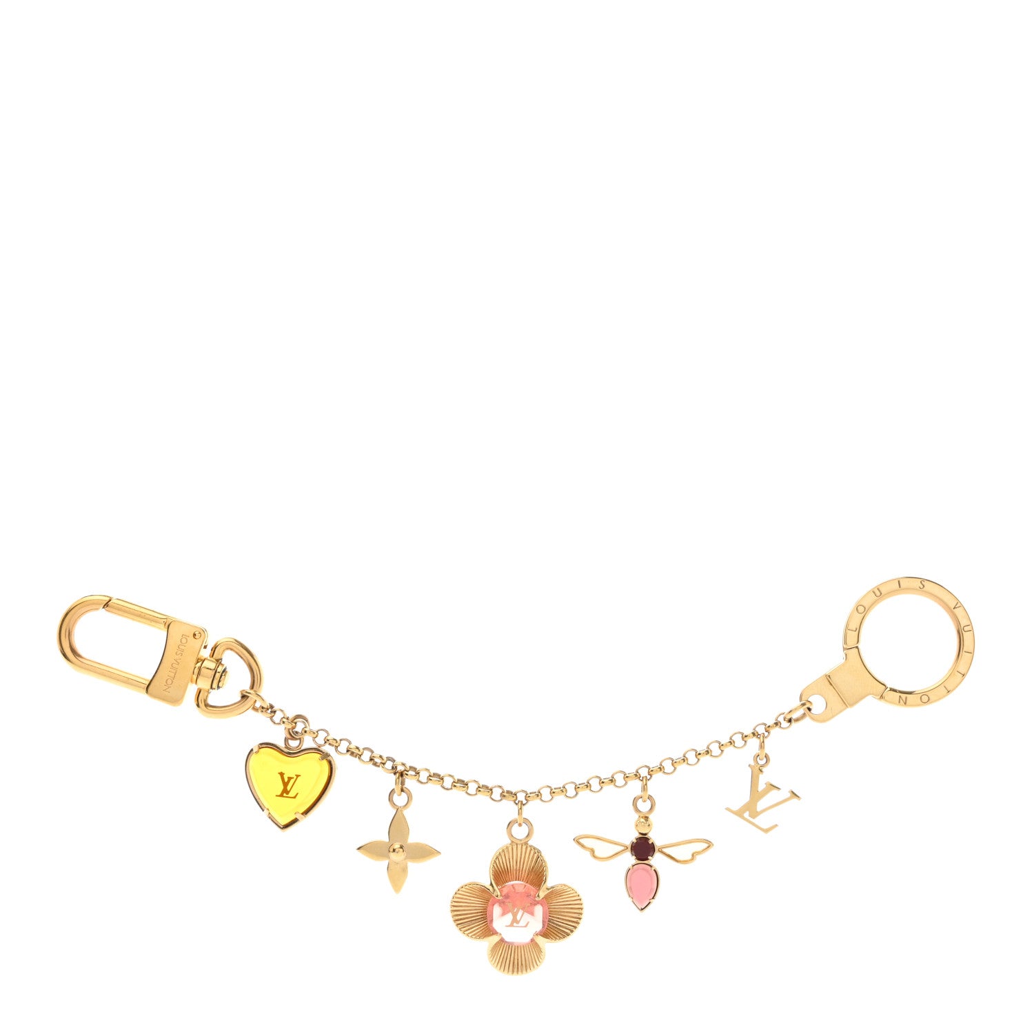 Louis Vuitton Bee Flower Chain Key Charm 1 of 4