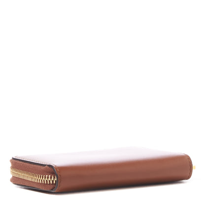 Gucci Plutone Calfskin Logo Zip Around Card Case Cuir 3 of 8