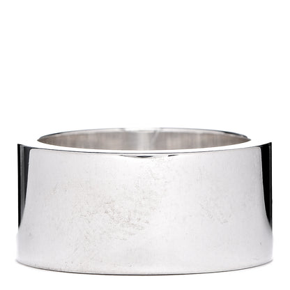 Gucci Sterling Silver 10mm Trademark Heart Wide Band Ring 56 7.5 4 of 7