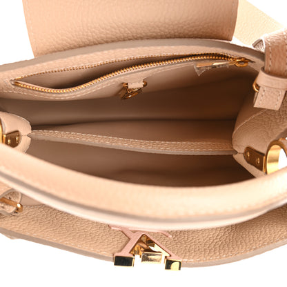 Louis Vuitton Taurillon Mechanical Flowers Smile Capucines BB Beige 4 of 8