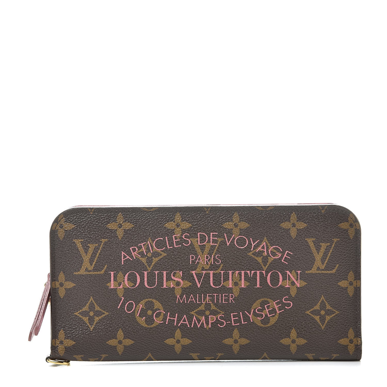 Louis Vuitton Monogram Articles de Voyage Ikat Insolite Wallet Rose Velours 1 of 7