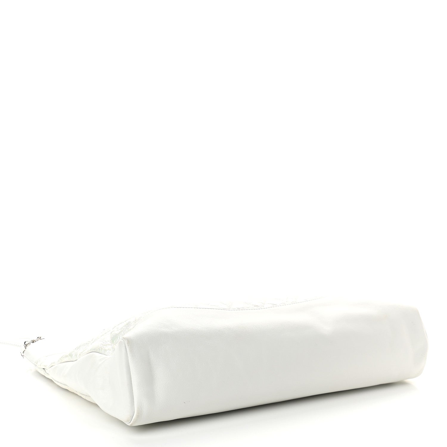 Chanel Crumpled Calfskin Quilted Large 31 Shopping Bag White 4 of 12