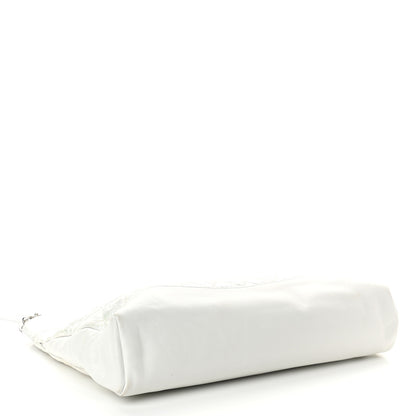 Chanel Crumpled Calfskin Quilted Large 31 Shopping Bag White 4 of 12