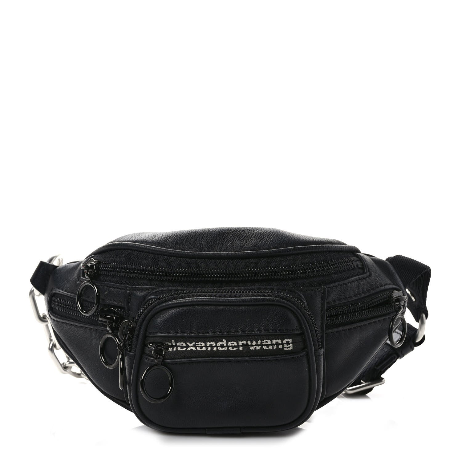 Alexander Wang Lambskin Attica Mini Belt Bag Black 1 of 8