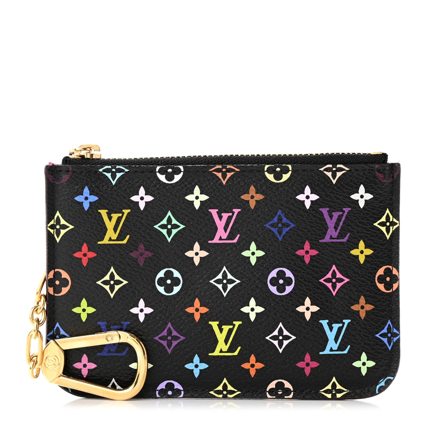 Monogram Multicolor Key Pouch Black Grenade