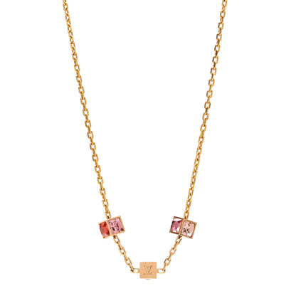 Louis Vuitton Swarovski Gamble Short Necklace Rose Gold 1 of 4