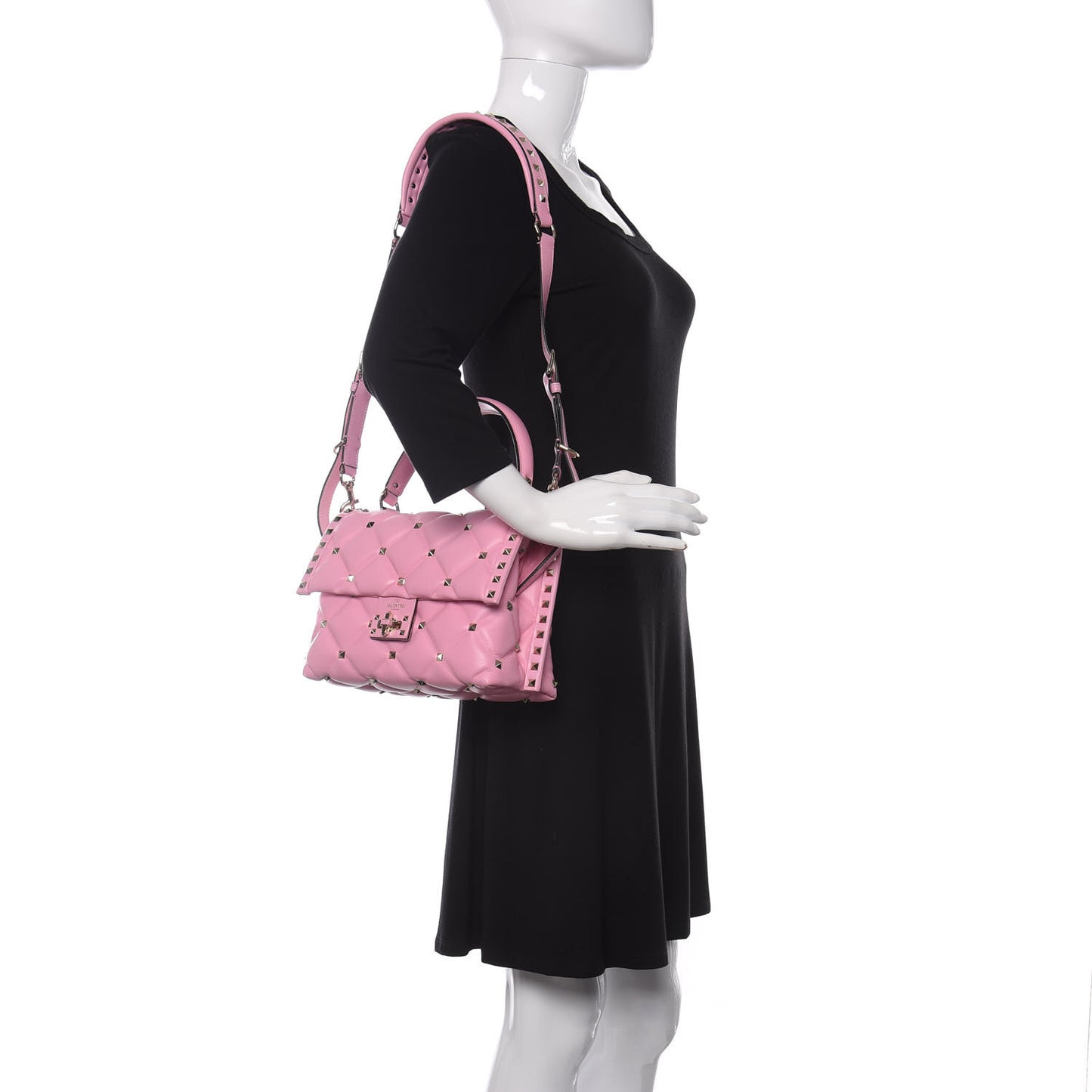 Nappa Medium Candystud Top Handle Bag Absolute