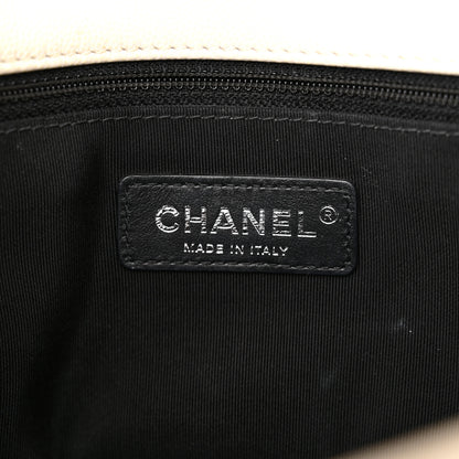 Chanel Caviar Quilted My Everything Flap White Black 6 of 13