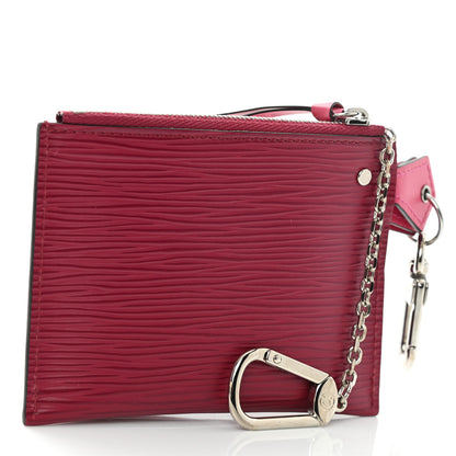 Louis Vuitton Epi Trio Card Case Wallet Rose Ballerine Rouge Fuchsia 3 of 10