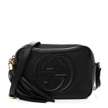 Gucci Pebbled Calfskin Small Soho Disco Bag Black 1 of 15