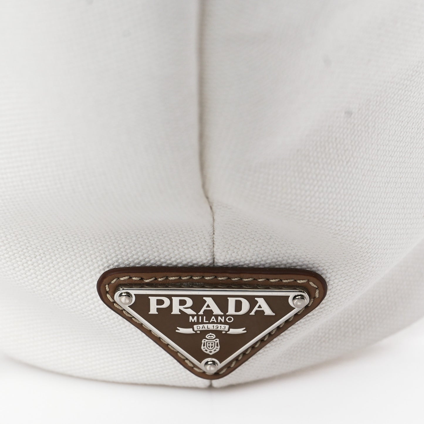 Canapa Logo Bucket Tote White