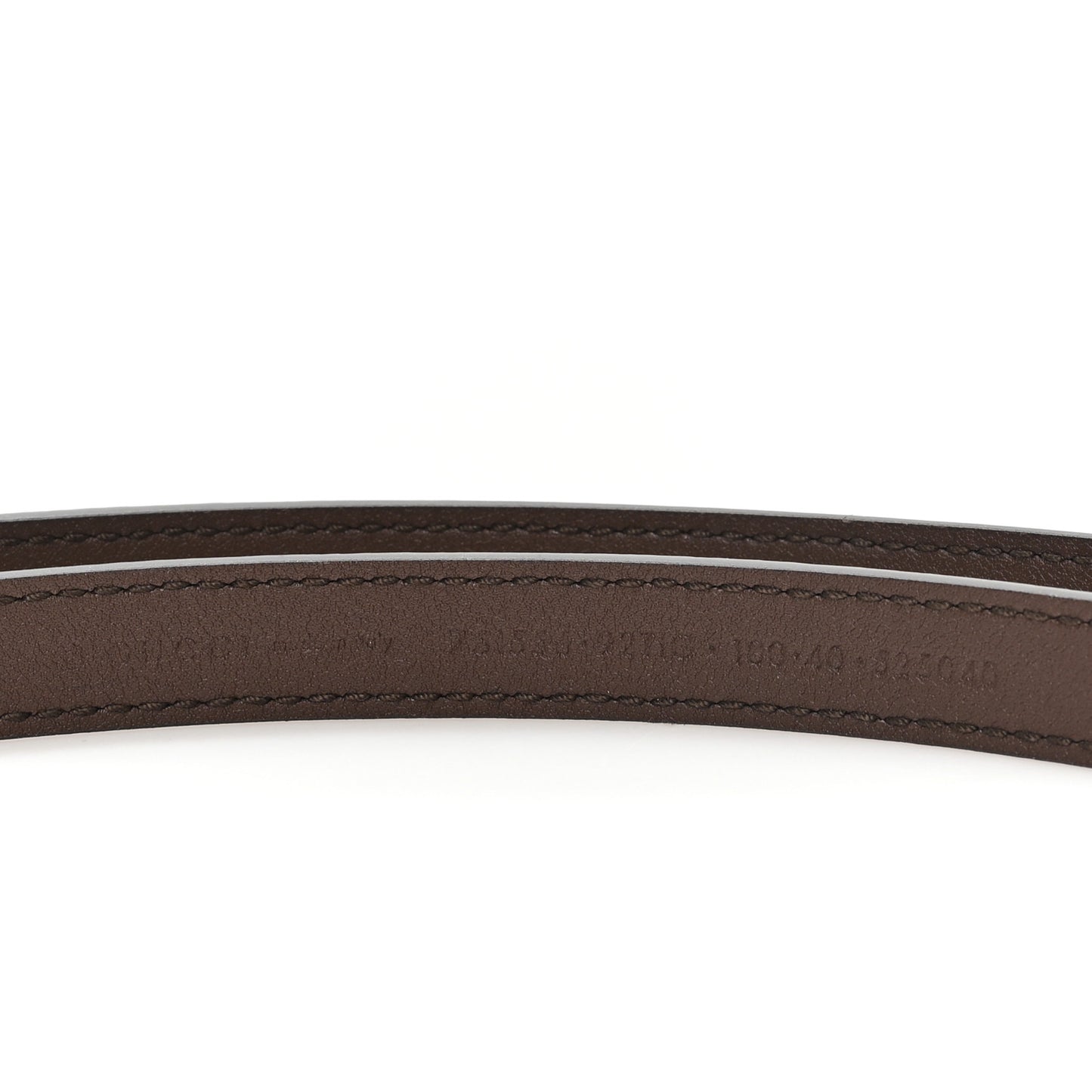 GG Supreme Monogram Plutone Calfskin Interlocking G 15mm Belt 100 40 Beige Ebony New Acero