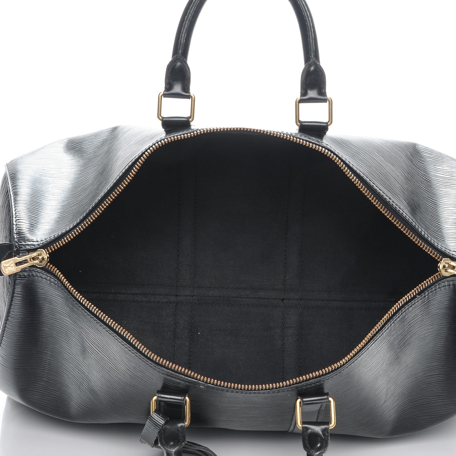 Louis Vuitton Epi Keepall 45 Black 5 of 9