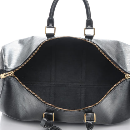 Louis Vuitton Epi Keepall 45 Black 5 of 9