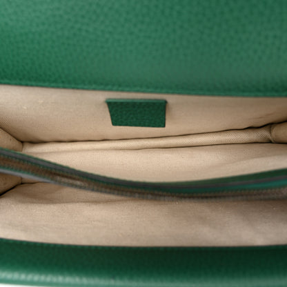 Gucci Pebbled Calfskin Small Dionysus Shoulder Bag Emerald 5 of 10