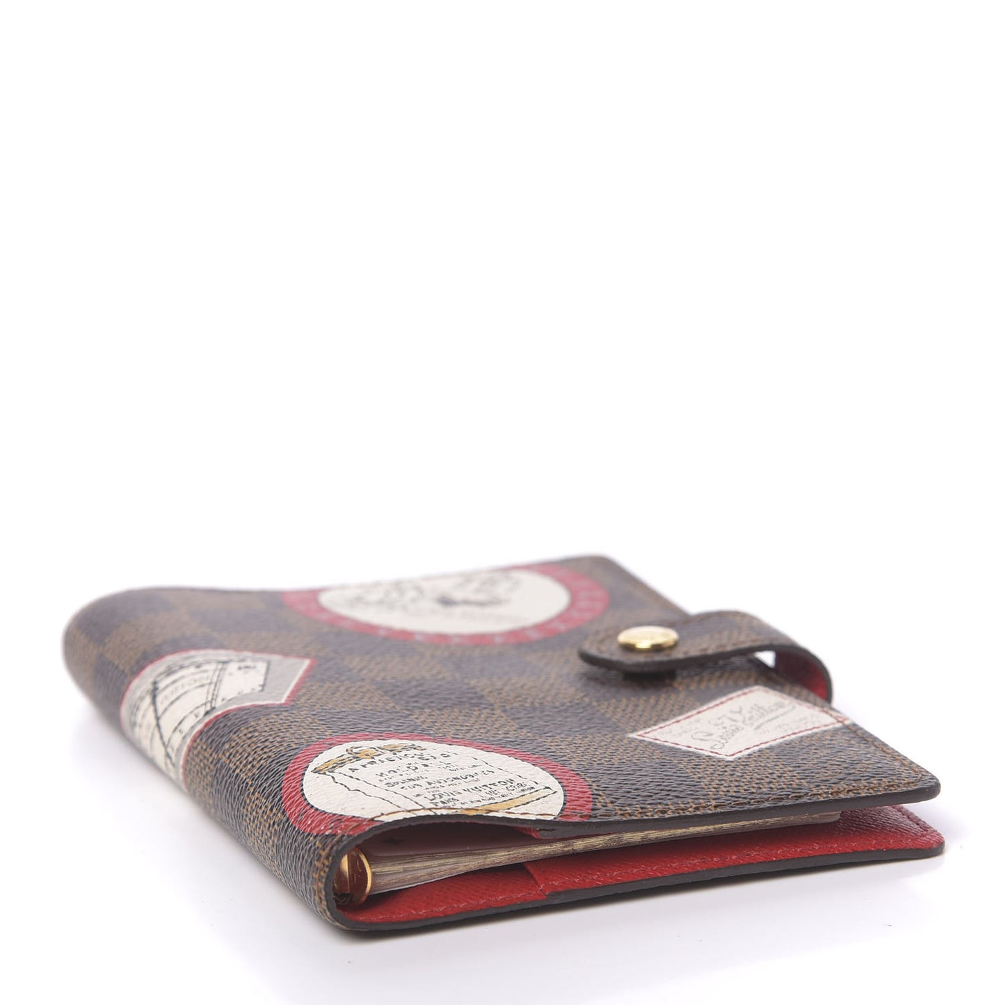 Damier Ebene Patch Small Ring Agenda Cover