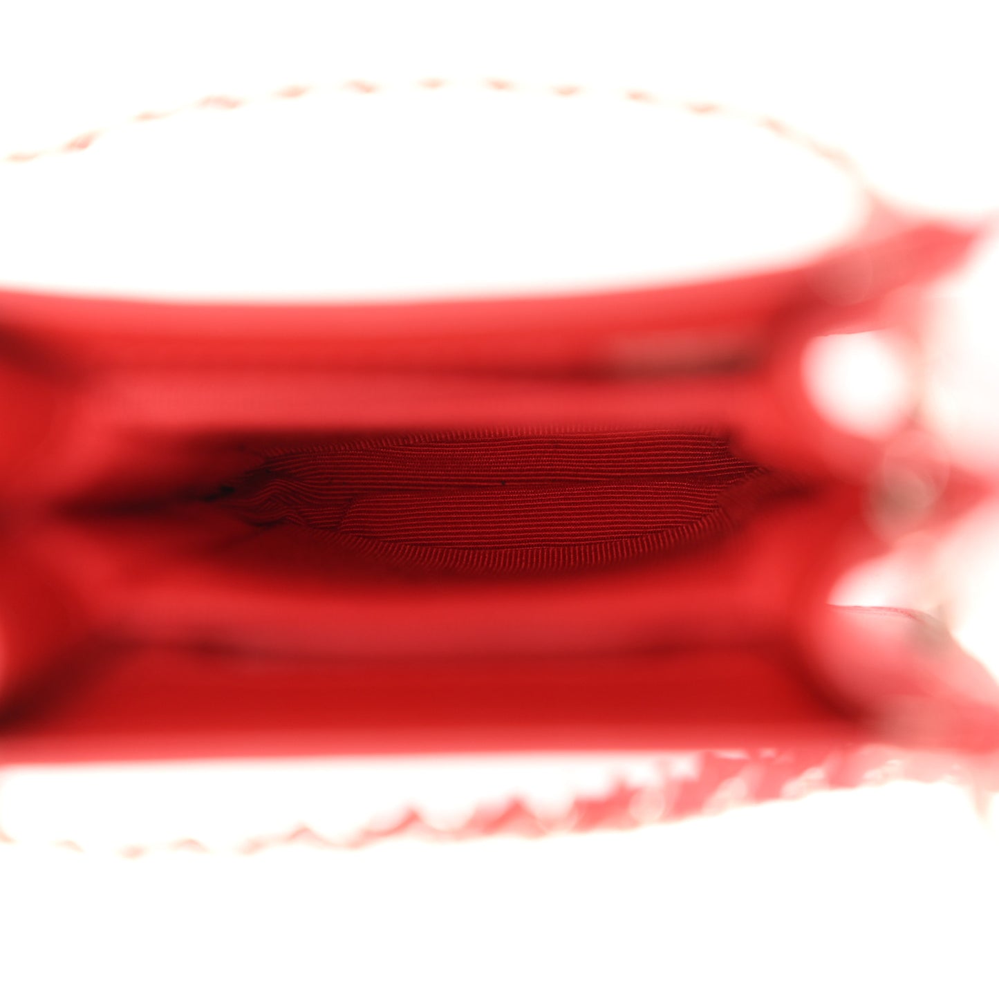 Patent Crossbody CC Phone Holder Red