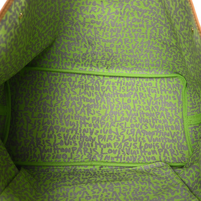Louis Vuitton Monogram Graffiti Neverfull GM Green 5 of 10