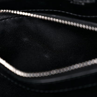Saint Laurent Calfskin Y Quilted Monogram Small Loulou Chain Satchel Black 13 of 15