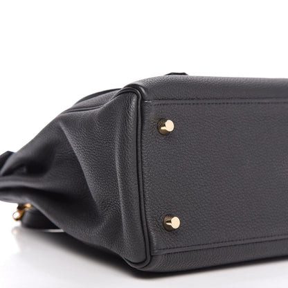 Hermes Togo Kelly Retourne 32 Black 7 of 10