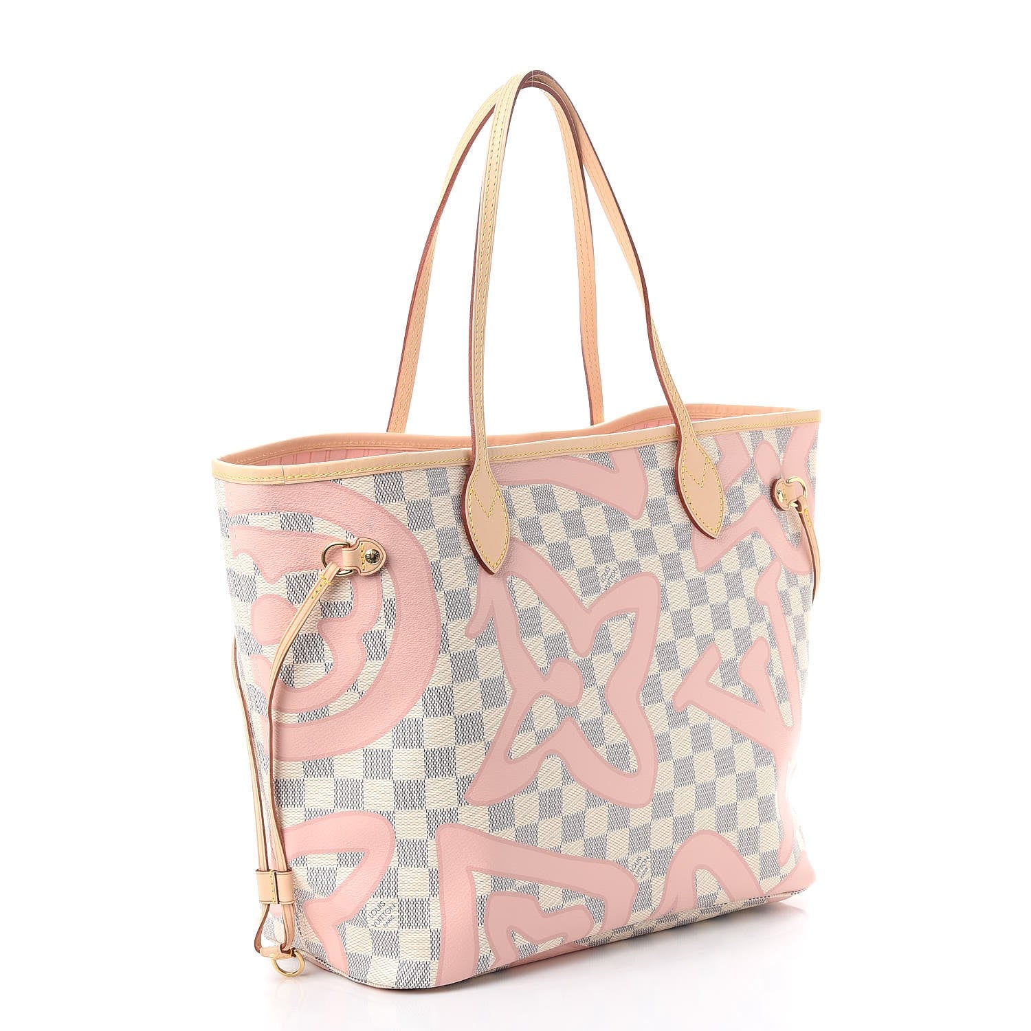 Louis Vuitton Damier Azur Tahitienne Neverfull MM 3 of 8