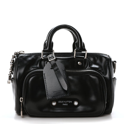 Louis Vuitton Calfskin Cargo Keepall Bandouliere 25 Black 1 of 9