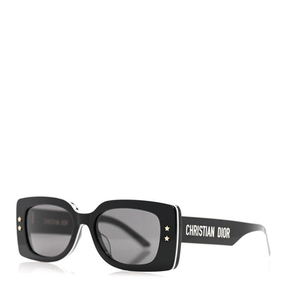 Christian Dior Diorpacific S1U Square Sunglasses Black White 1 of 8