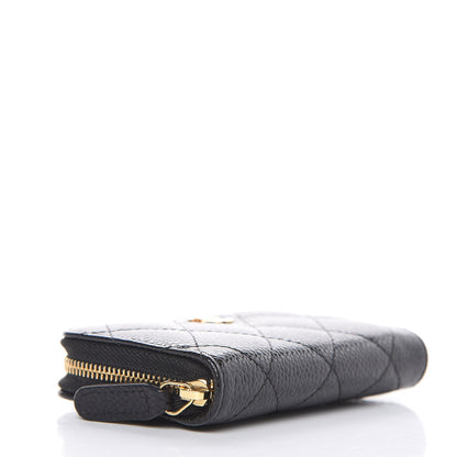 Chanel Caviar Quilted Zip Coin Purse Black 4 of 8