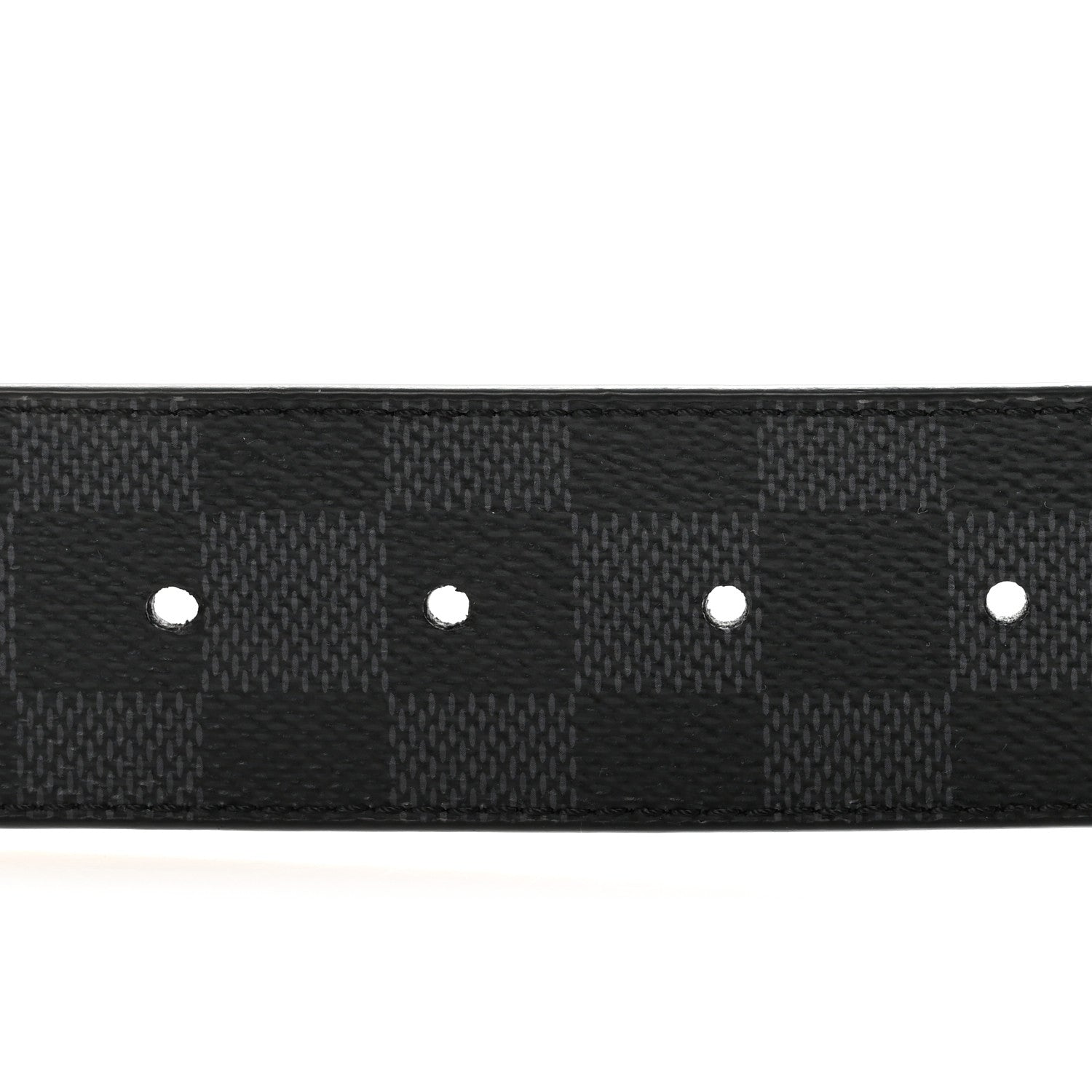 Louis Vuitton Damier Graphite 40mm LV Initiales 85 34 Belt 3 of 6